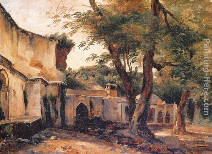 Jean-Charles Langlois Fountain near Algiers